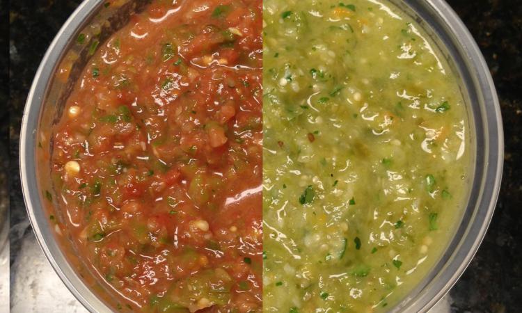 Roasted Salsa, Two-ways